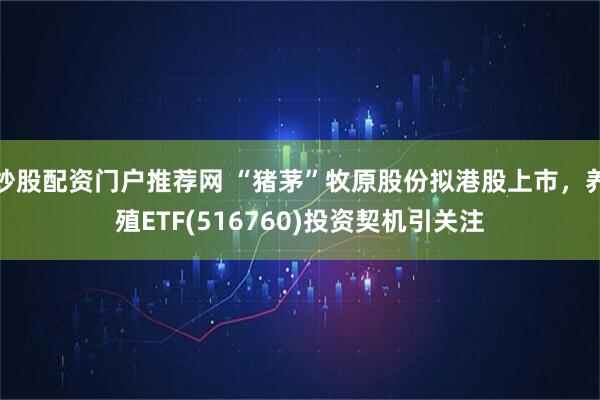 炒股配资门户推荐网 “猪茅”牧原股份拟港股上市，养殖ETF(516760)投资契机引关注